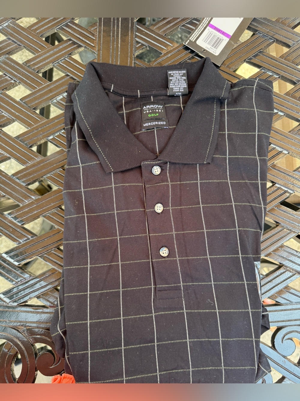 Arrow Men's Black Polo Shirt